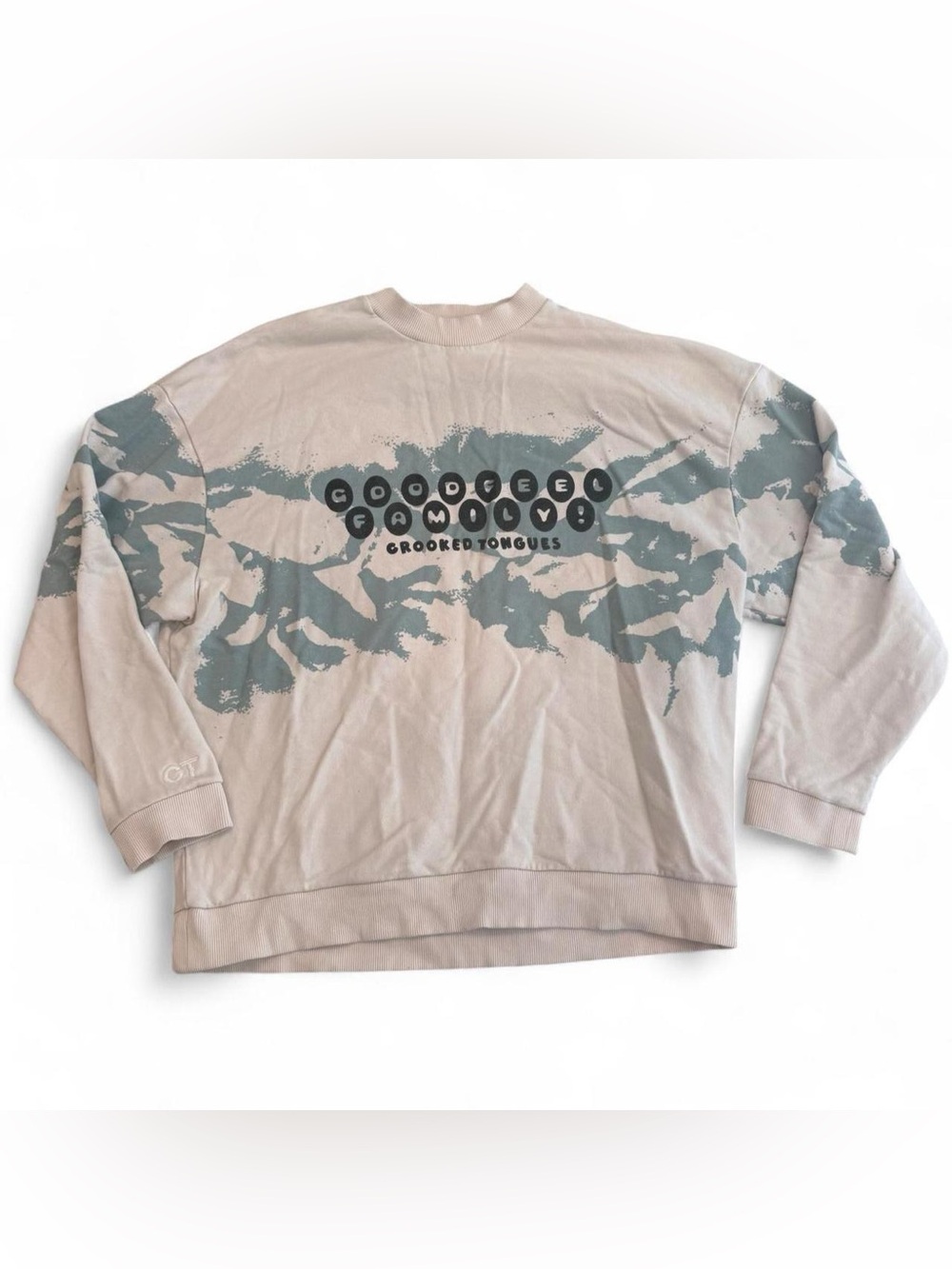 Crooked Tongues “Good Feel Family” oversized sweatshirt